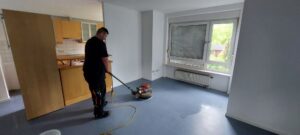 Kassel - Reinigung von Linoleum