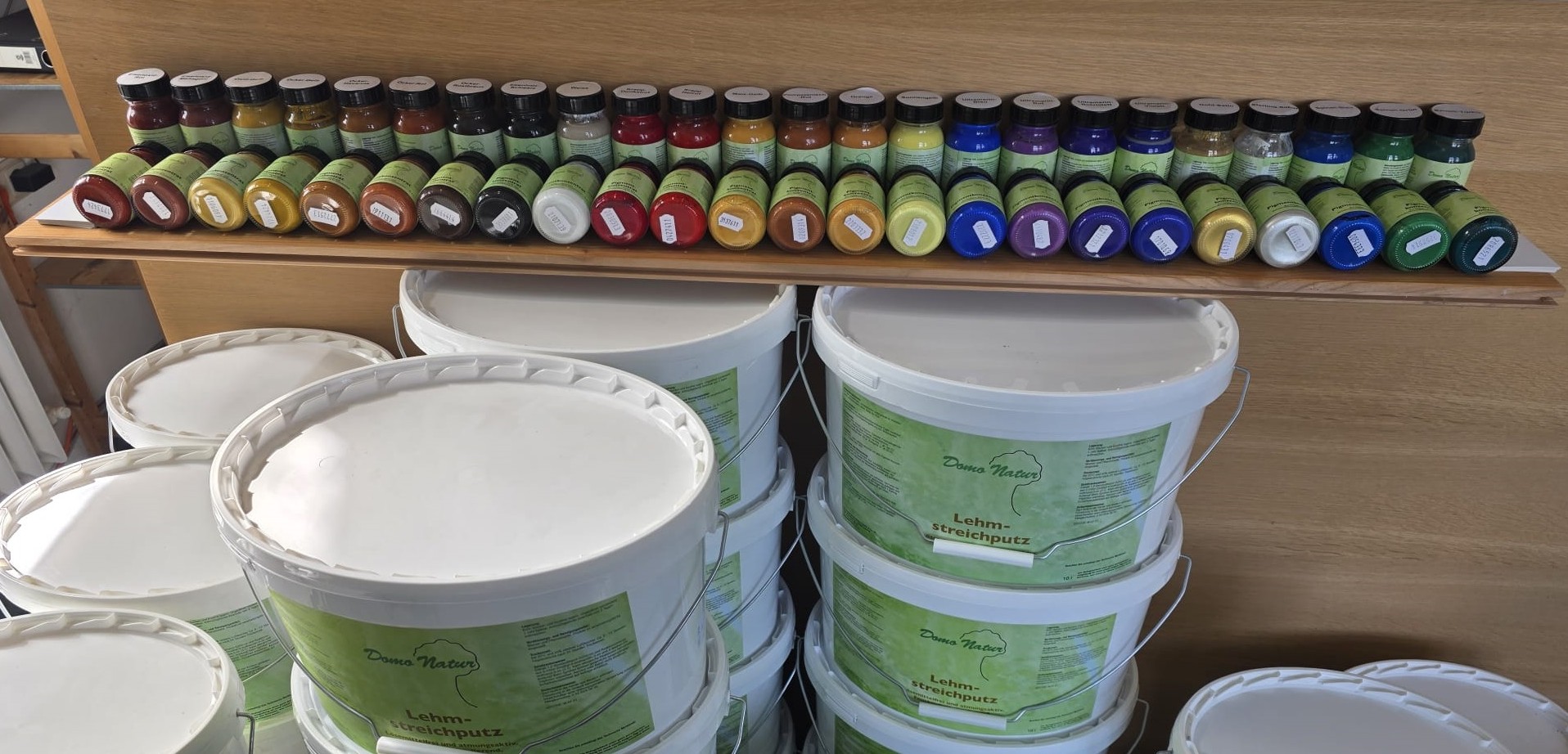DomoNatur Farbpigmente - Wandgestaltung mit Naturfarben